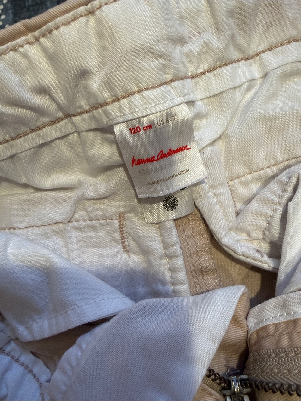 Hanna 6-7 Classic Chino Pants Khaki Sand - Picture 4 of 7